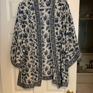 Ladies 3/4 sleeve open vest